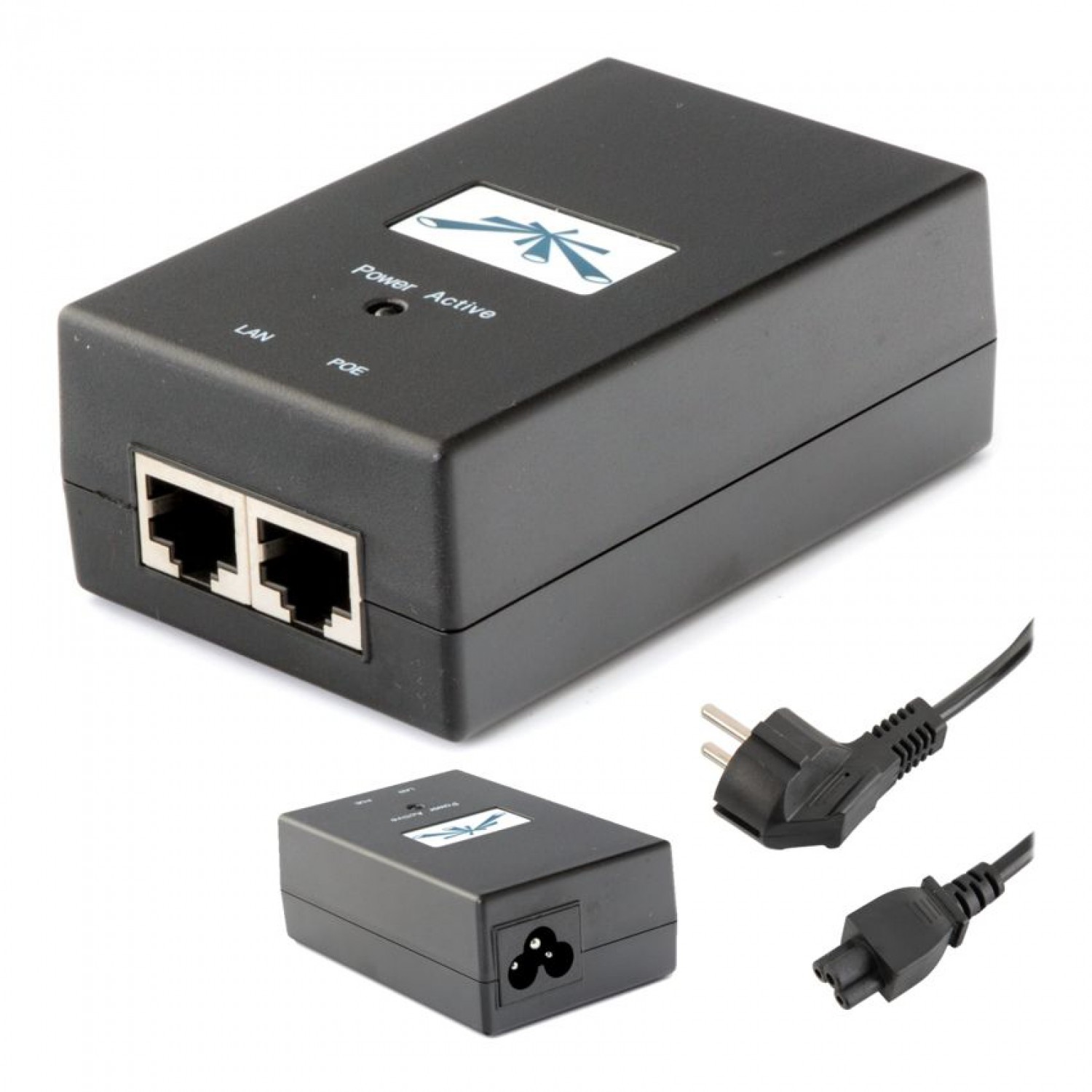UBIQUITI PoE adapter POE-48 με power cable, 48VDC, 0.5A, 24W UBIQUITI PoE adapter POE-48 με power cable, 48VDC, 0.5A, 24W