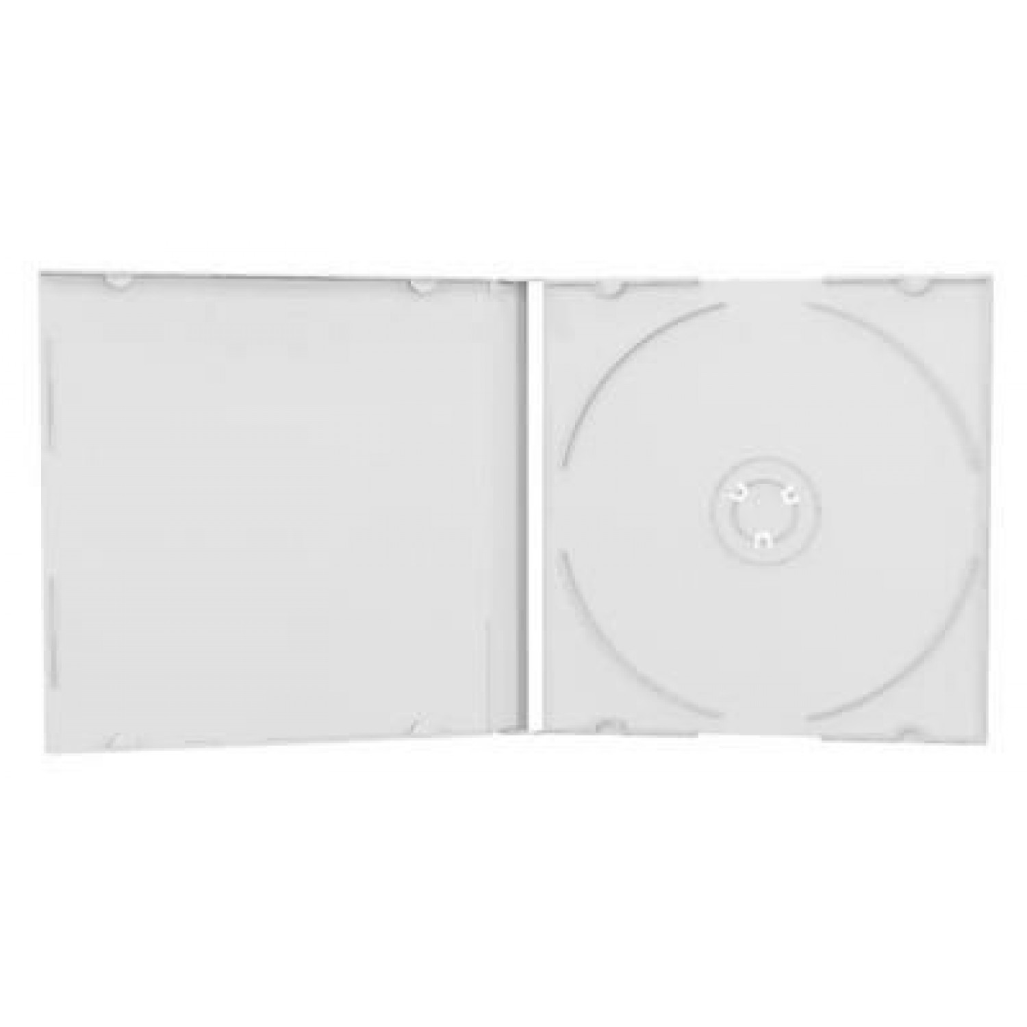 MEDIARANGE θήκη CD/DVD,  slim 5.2mm, διάφανη, 100τμχ