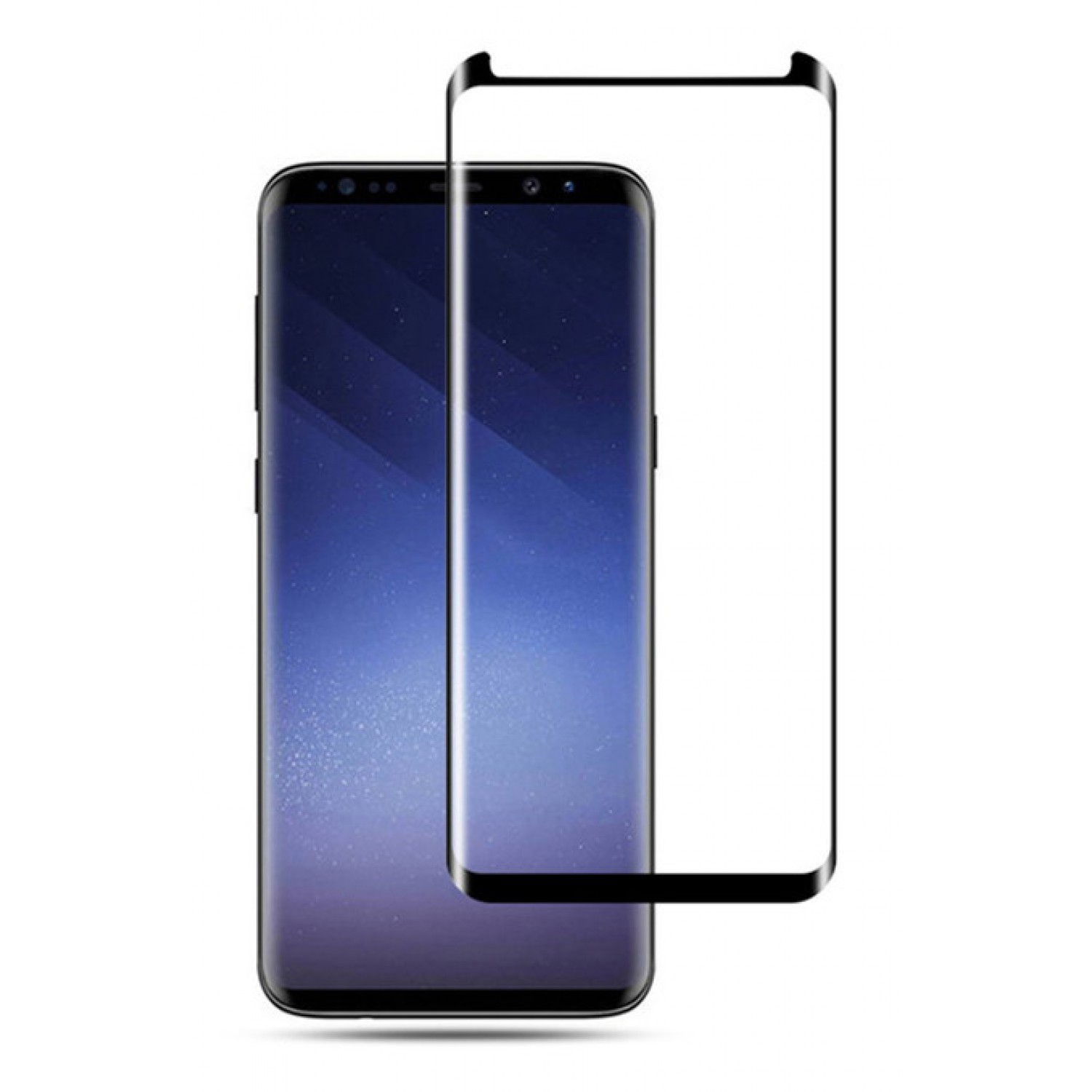 POWERTECH Tempered Glass 3D TGC-0076 Samsung S8 Plus, Full glue, μαύρο POWERTECH Tempered Glass 3D TGC-0076 Samsung S8 Plus, Full glue, μαύρο