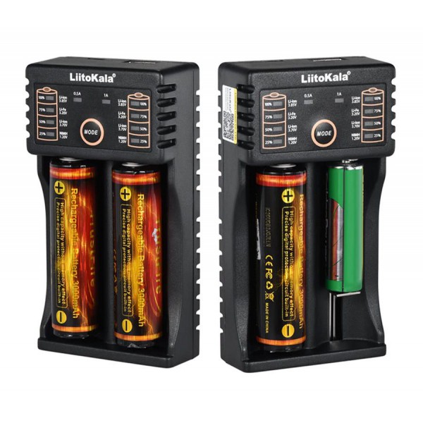 LIITOKALA φορτιστής LII-202 για μπαταρίες NiMH/CD, Li-Ion, IMR, 2 slots LIITOKALA φορτιστής LII-202 για μπαταρίες NiMH/CD, Li-Ion, IMR, 2 slots