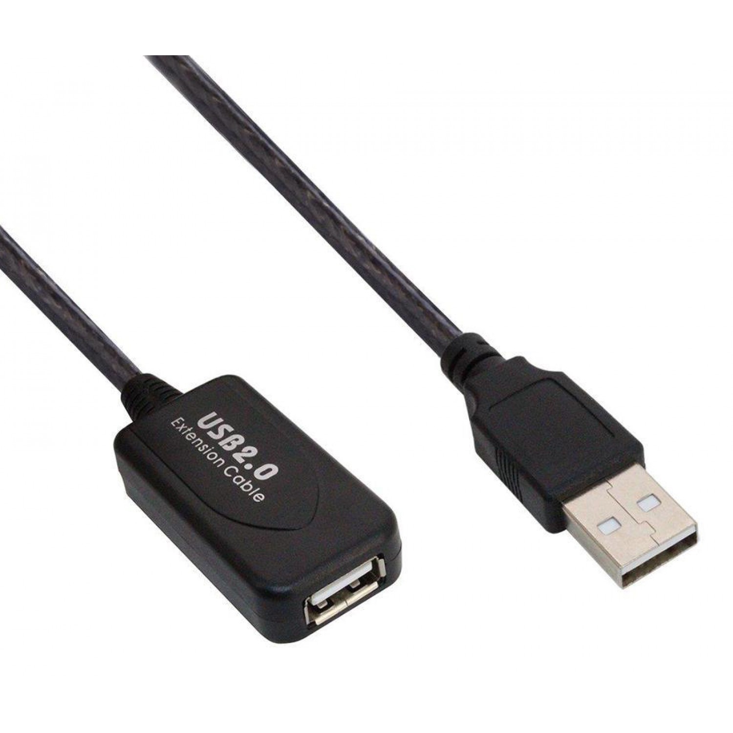 POWERTECH καλώδιο USB 2.0 με ενισχυτή CAB-U039, 5m, μαύρο POWERTECH καλώδιο USB 2.0 με ενισχυτή CAB-U039, 5m, μαύρο