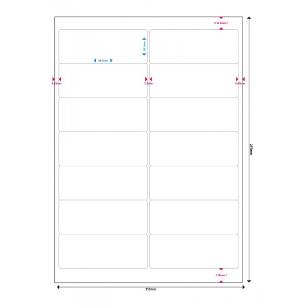 MEDIARANGE Ετικέτες πολλαπλών χρήσεων MRINK146, 99.1x38.1mm, 700τμχ MEDIARANGE Ετικέτες πολλαπλών χρήσεων MRINK146, 99.1x38.1mm, 700τμχ