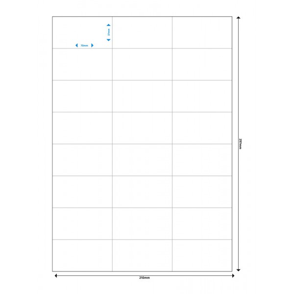 MEDIARANGE Ετικέτες πολλαπλών χρήσεων MRINK149, 70x37mm, 1200τμχ