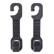 AMIO Κρεμάστρα αυτοκινήτου 02167 για το προσκέφαλο, μαύρη