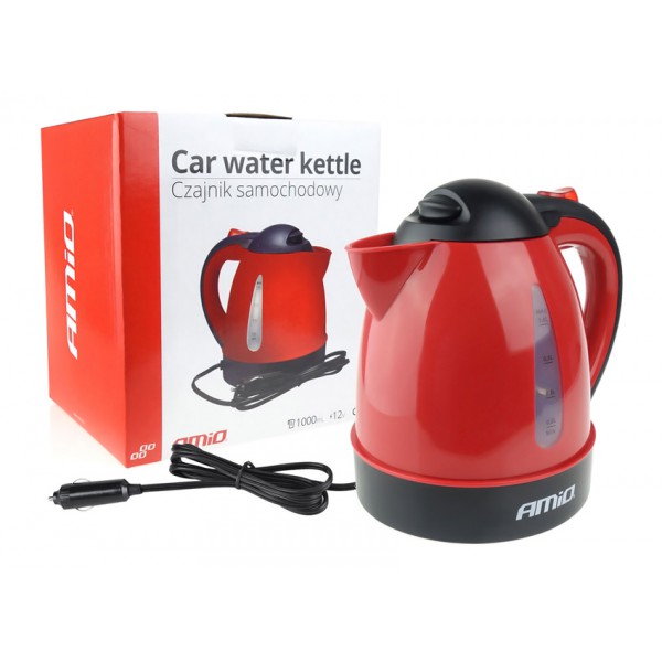 AMIO Βραστήρας αυτοκινήτου 02176, 1000ml, 24V, 300W, κόκκινος