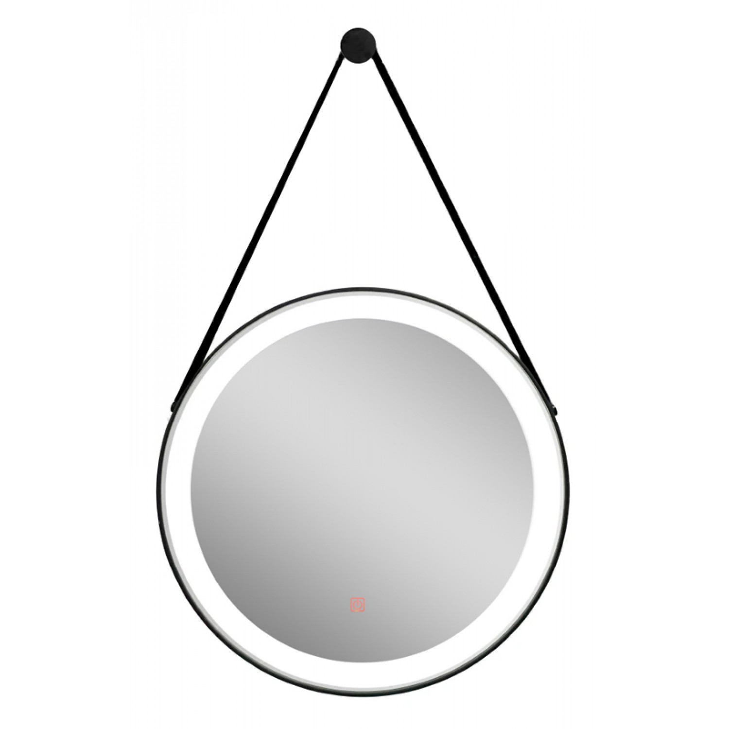 RAVENNA καθρέπτης μπάνιου LED Hilton Hanging, 7.5W, Φ60, μαύρος