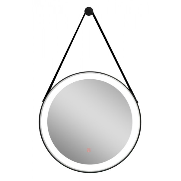 RAVENNA καθρέπτης μπάνιου LED Hilton Hanging, 7.5W, Φ60, μαύρος