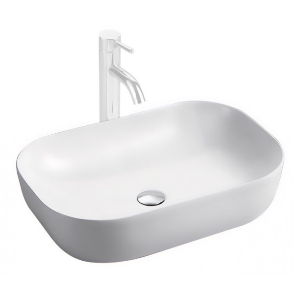 PYRAMIS νιπτήρας μπάνιου Artemisia 023017801, επικαθήμενος, λευκός