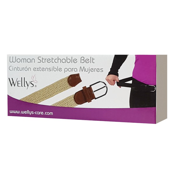 WELLYS γυναικεία ζώνη 034012, πλεκτή, one size, μπεζ WELLYS γυναικεία ζώνη 034012, πλεκτή, one size, μπεζ