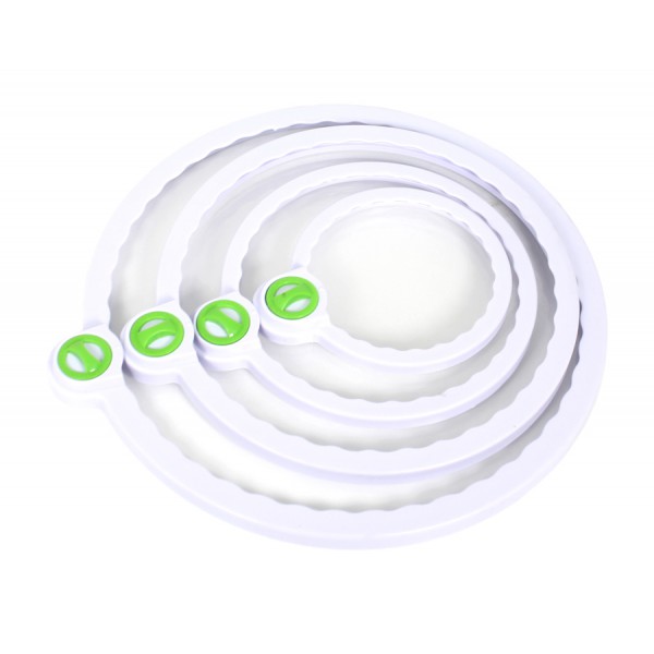 GENIUS IDEAS σετ καπακιών για δοχεία τροφίμων 041802, 4τμχ