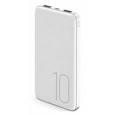 USAMS power bank PB7 10000mAh, 2x output, 2.1A, λευκό