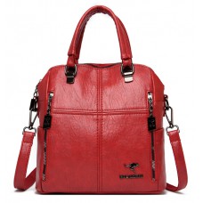 BALIDAISHU γυναικεία τσάντα ώμου 1317-RED, κόκκινη