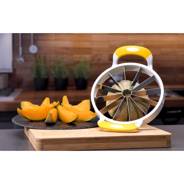 GENIUS IDEAS κόφτης πεπονιού 150022, 19cm, λευκός