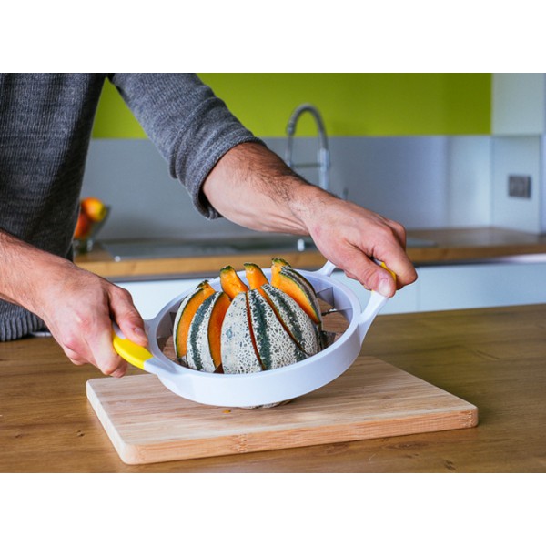 GENIUS IDEAS κόφτης πεπονιού 150022, 19cm, λευκός