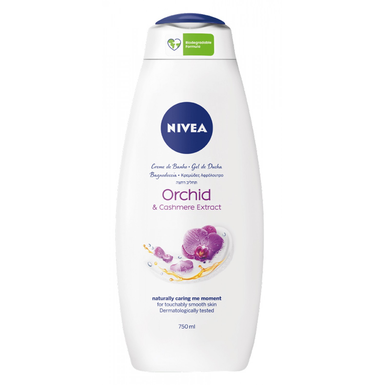 NIVEA Αφρόλουτρο Orchid & Cashmere Extact, 750ml NIVEA Αφρόλουτρο Orchid & Cashmere Extact, 750ml