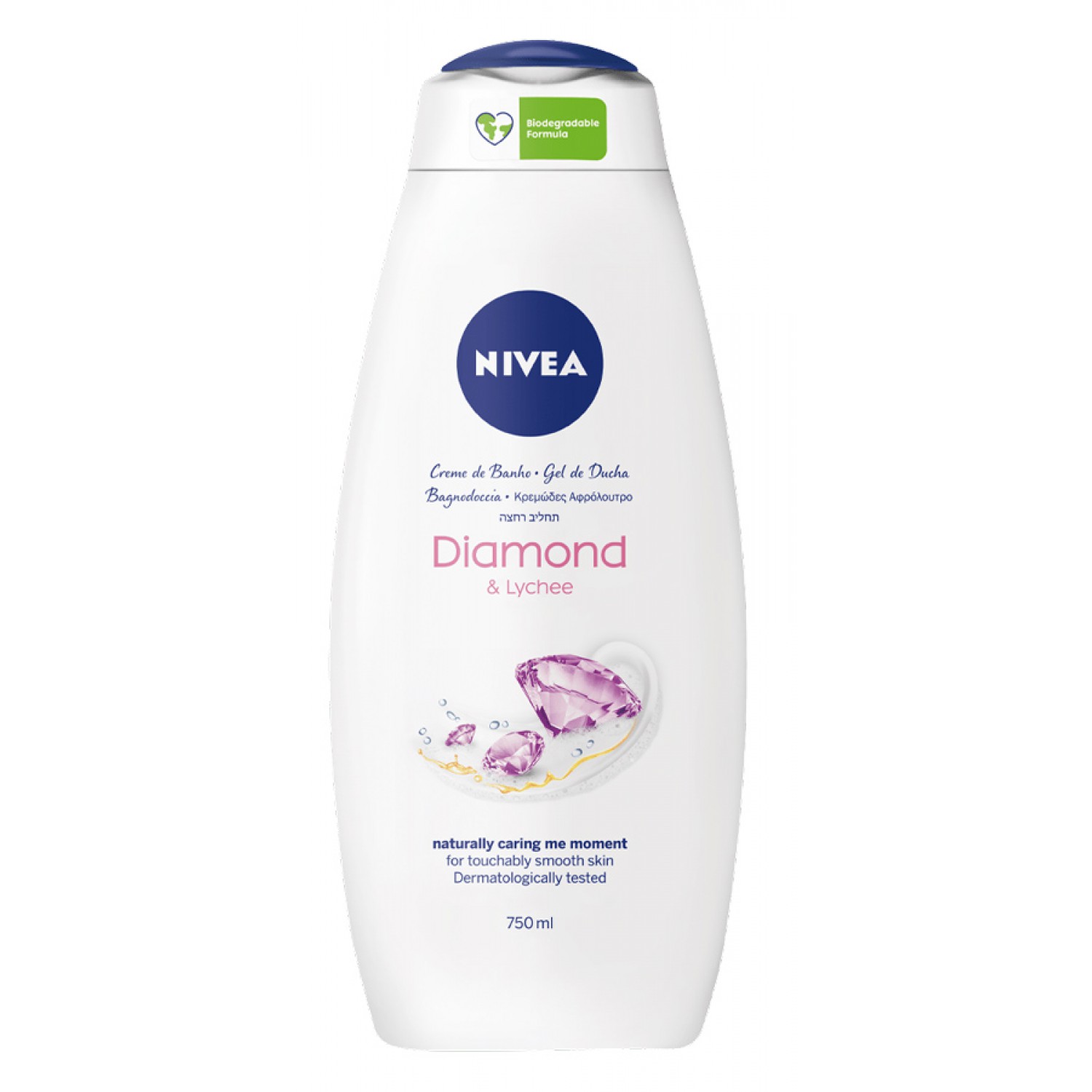 NIVEA Αφρόλουτρο Dimanond & Argan oil, 750ml