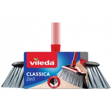 VILEDA σκούπα Classica 2 in 1, κόκκινη