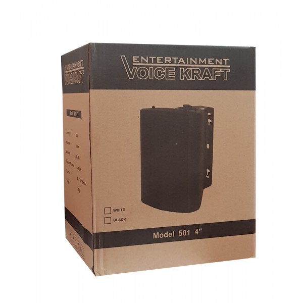 VOICE KRAFT Ηχείο DS-501 4", 2 δρόμων, bass reflex, 20W 8Ohm, μαύρο VOICE KRAFT Ηχείο DS-501 4", 2 δρόμων, bass reflex, 20W 8Ohm, μαύρο