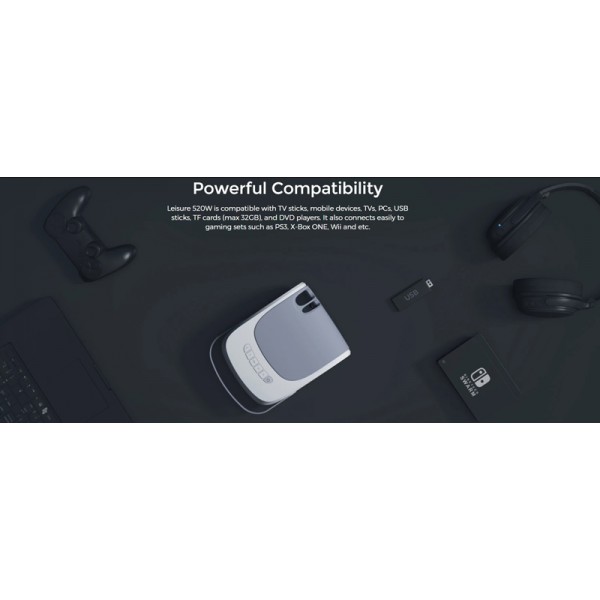 VANKYO βιντεοπροβολέας Leisure 520W, 1080p, λευκός VANKYO βιντεοπροβολέας Leisure 520W, 1080p, λευκός