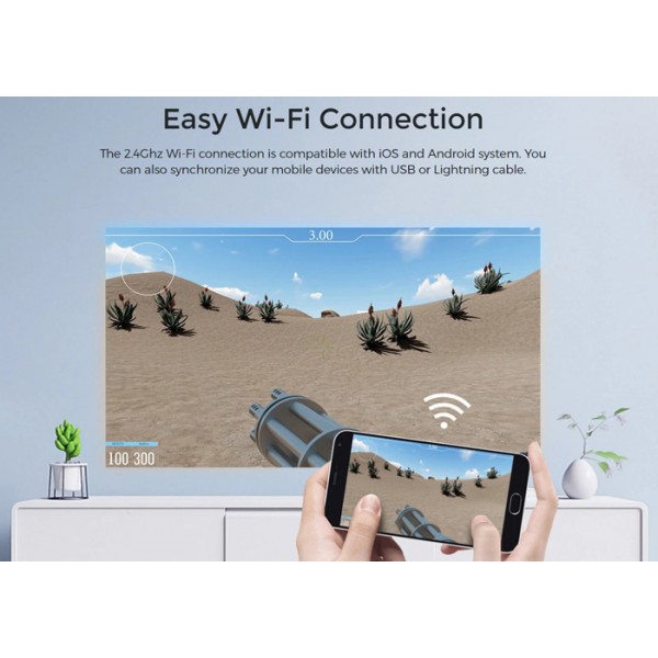 VANKYO βιντεοπροβολέας Leisure 520W, 1080p, λευκός VANKYO βιντεοπροβολέας Leisure 520W, 1080p, λευκός