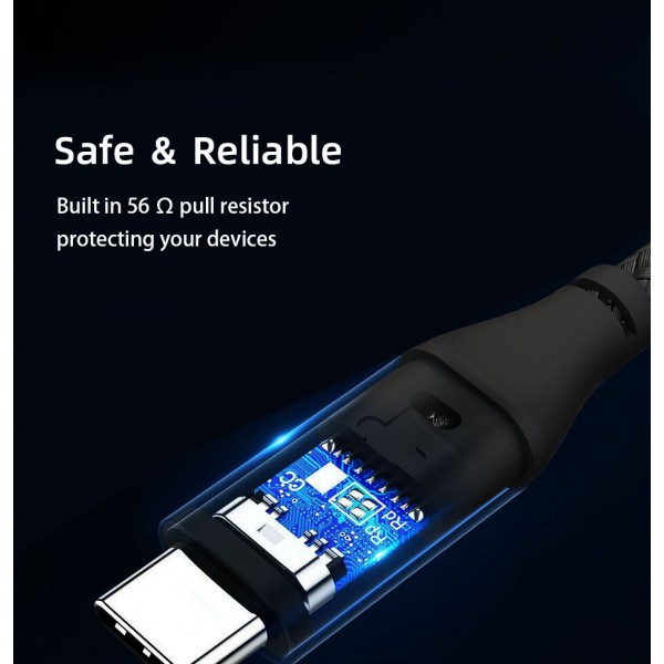 CABLETIME καλώδιο USB 3.0 σε USB Type-C C160, 5V 3A, 1m, μαύρο