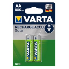 VARTA επαναφορτιζόμενη μπαταρία solar 56736, 800mAh, AA HR6 Mignon, 2τμχ