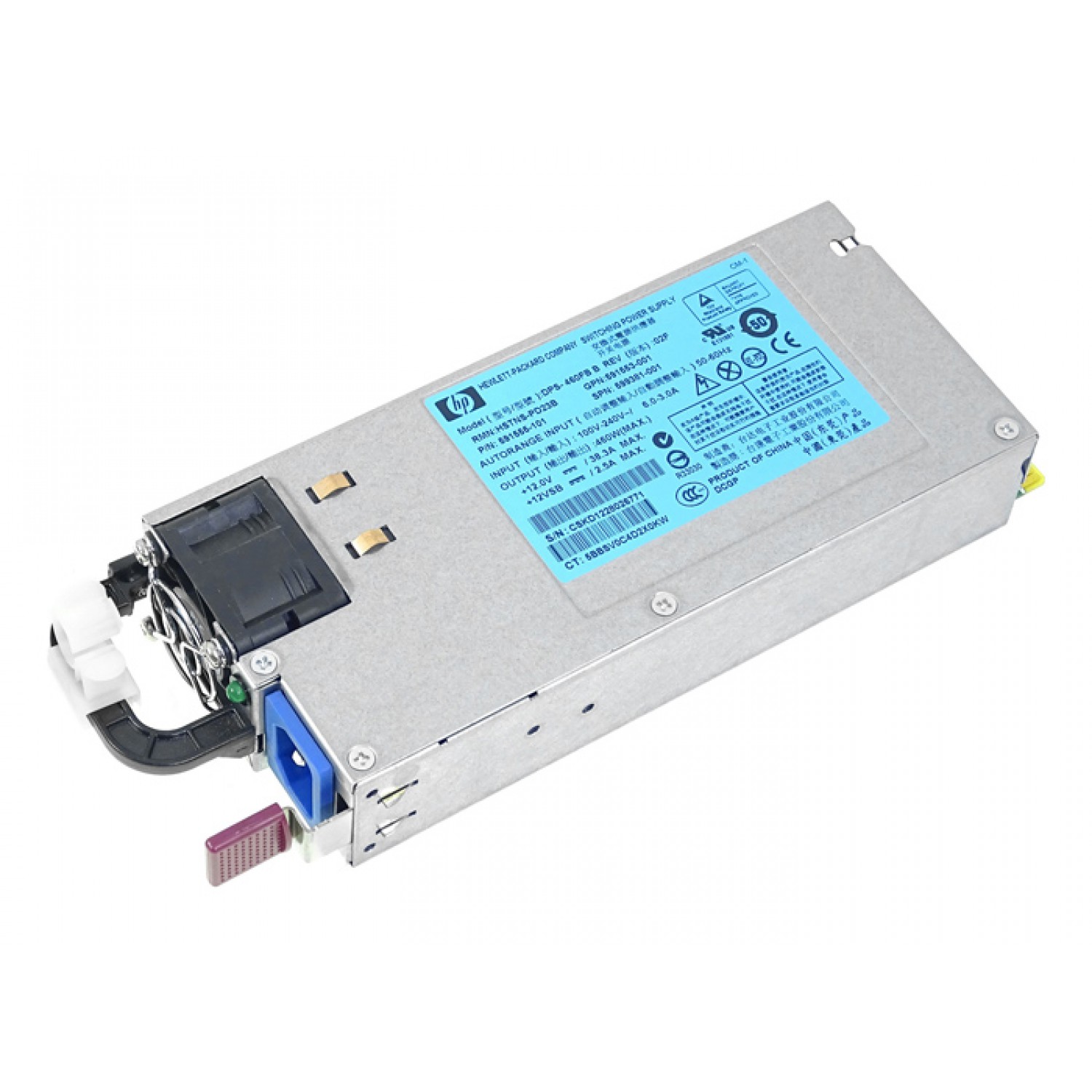 HP used PSU 591555-101 για Proliant G6/G7, 460W