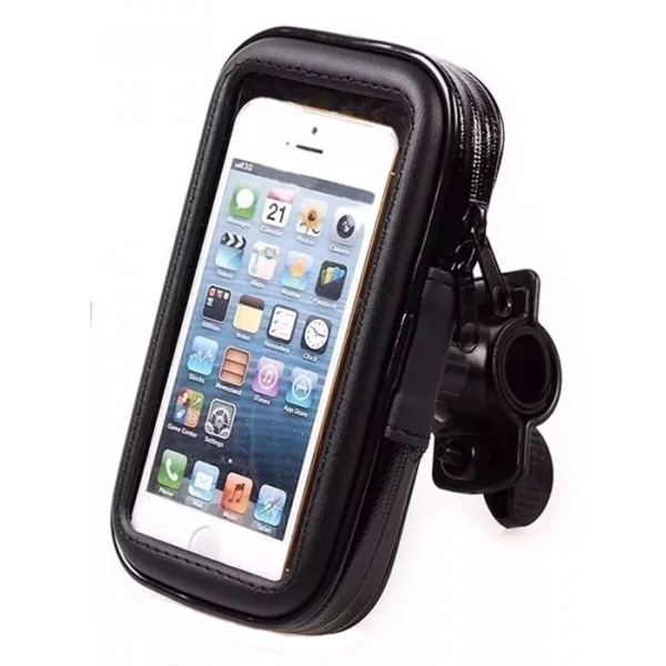 Θήκη κινητού με περιστρεφόμενη βάση για ποδήλατο 59695, μαύρη