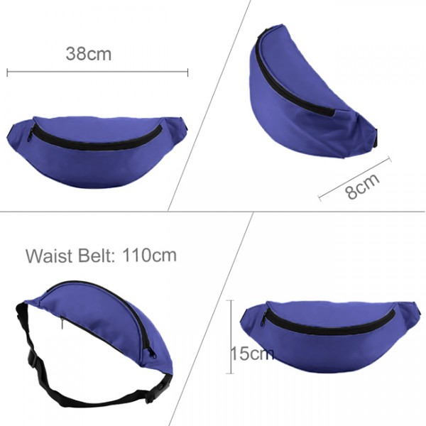 Τσάντα μέσης 62825, δυο θέσεων, 38x8x15cm, μπλε Τσάντα μέσης 62825, δυο θέσεων, 38x8x15cm, μπλε