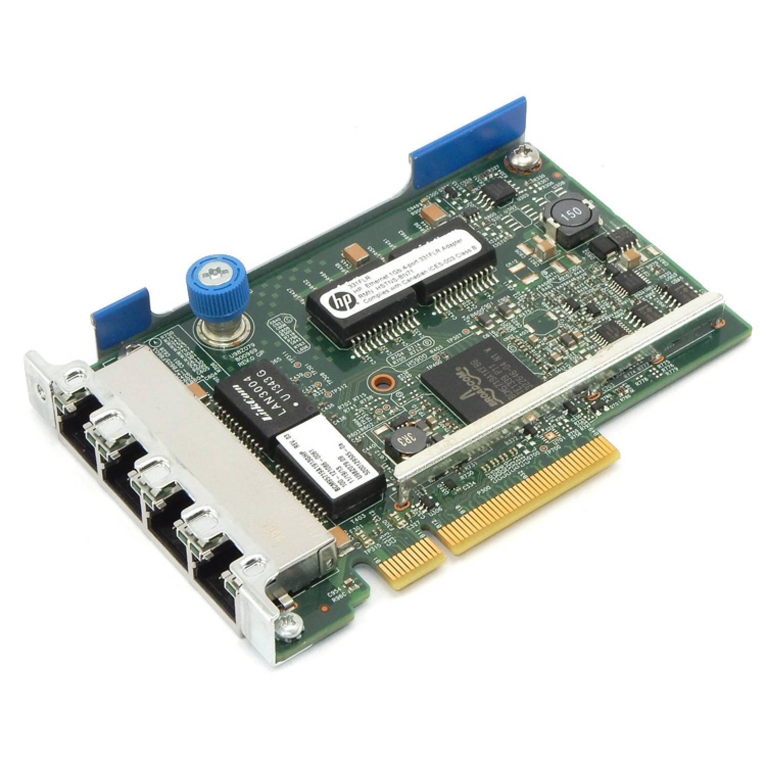 HP used ethernet network adapter 629133-001, 1GB, 4-Port