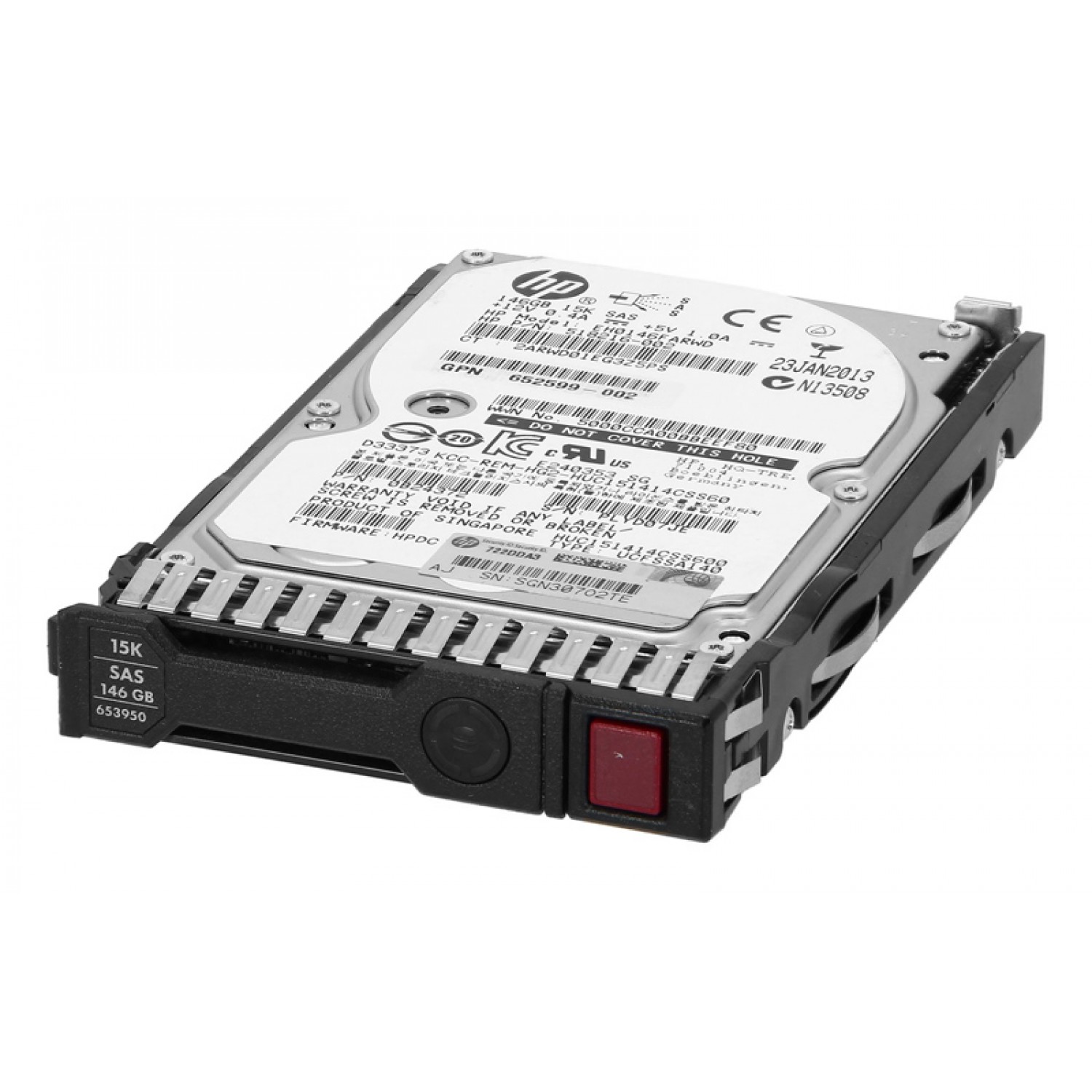 HP used SAS HDD 652605-B21, 146GB, 15K RPM, 6Gb/s, 2.5"