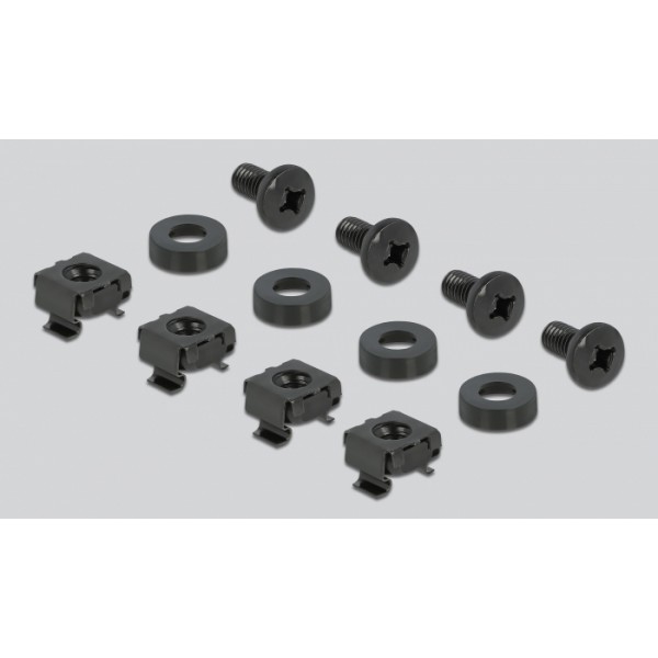 DELOCK Cable Managment 66544, 19", 5 θέσεων, 1U, με βούρτσα προστασίας