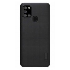 NILLKIN θήκη Super Frost Shield για Samsung Galaxy A21s, μαύρη