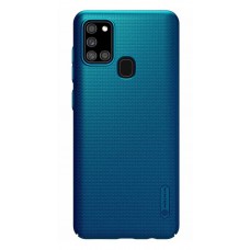 NILLKIN θήκη Super Frost Shield για Samsung Galaxy A21s, μπλε