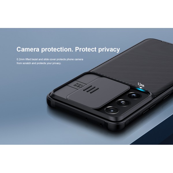 NILLKIN θήκη CamShield Pro για Samsung Galaxy S21 Ultra, μαύρη NILLKIN θήκη CamShield Pro για Samsung Galaxy S21 Ultra, μαύρη