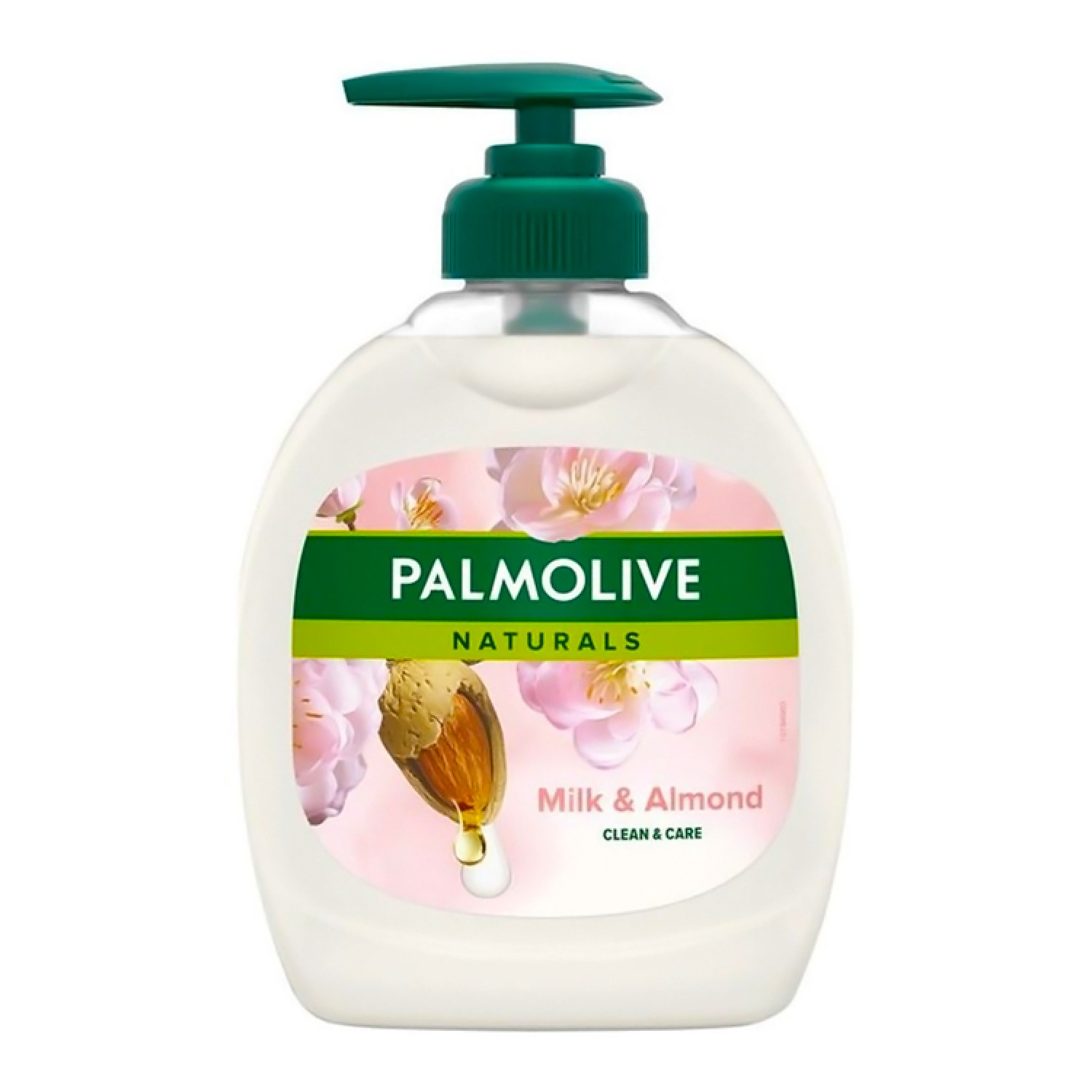 PALMOLIVE κρεμοσάπουνο Clean & care, με γάλα & αμύγδαλο, 300ml