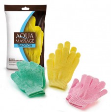 AQUA MASSAGE σφουγγάρι μπάνιου γάντι Tradition, διάφορα χρώματα