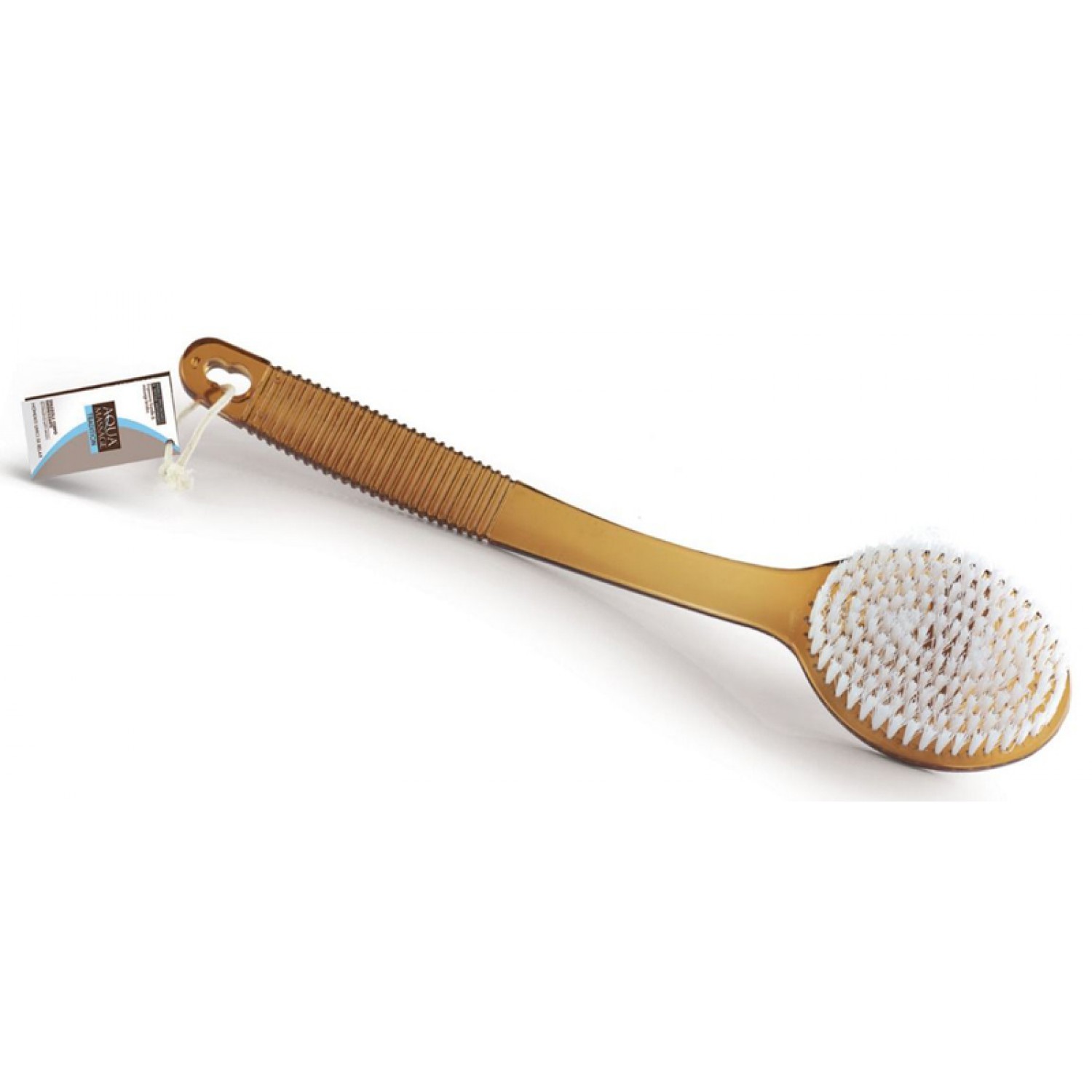 AQUA MASSAGE βούρτσα σώματος, εργονομική, καφέ