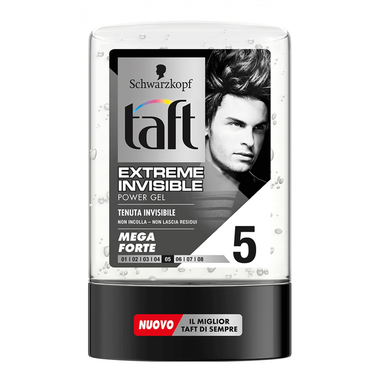 SCHWARZKOPF TAFT power gel μαλλιών Extreme invisible, No5, 300ml SCHWARZKOPF TAFT power gel μαλλιών Extreme invisible, No5, 300ml