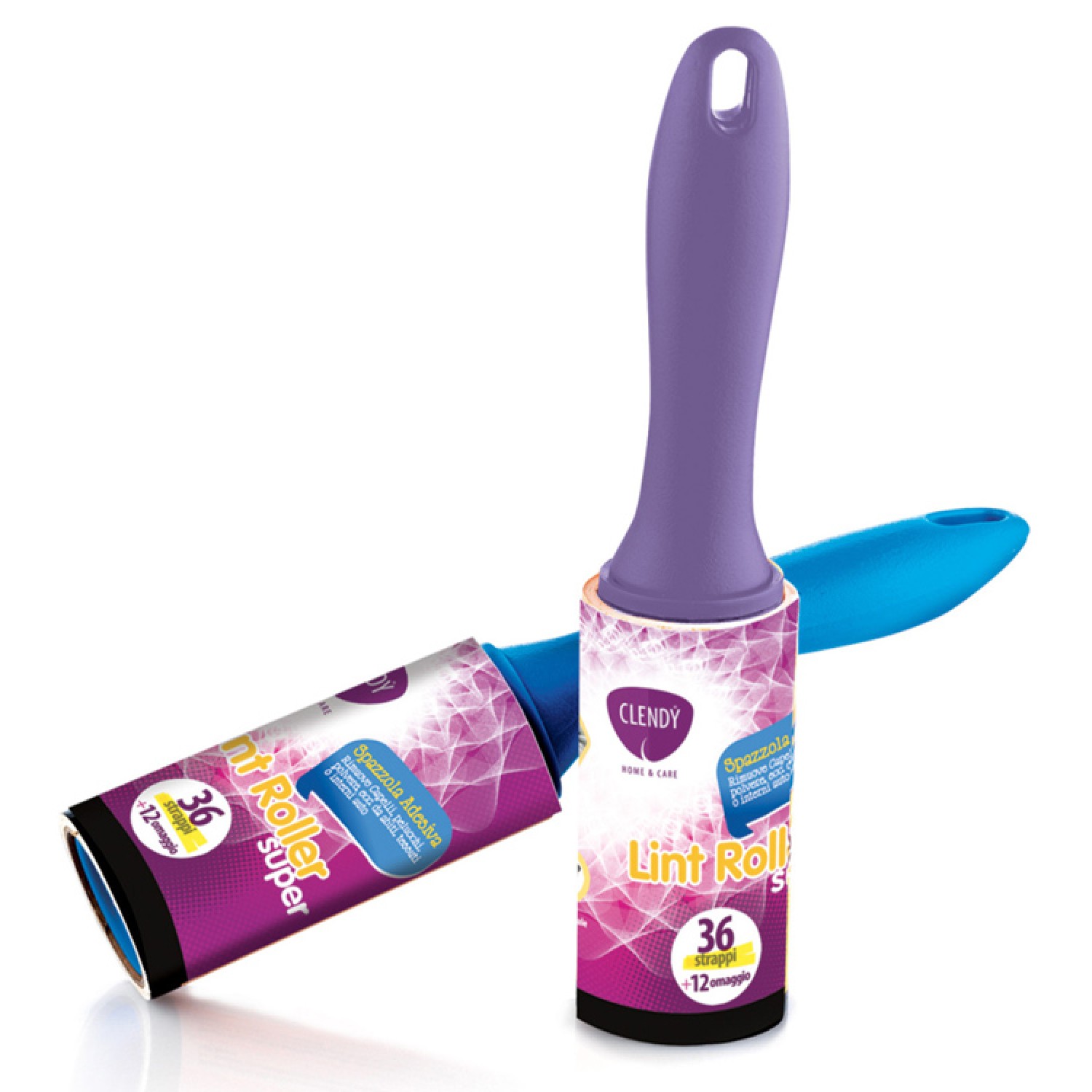 CLENDY ρολό καθαρισμού ρούχων με αυτοκόλλητη ταινία, 48 φύλλα CLENDY ρολό καθαρισμού ρούχων με αυτοκόλλητη ταινία, 48 φύλλα