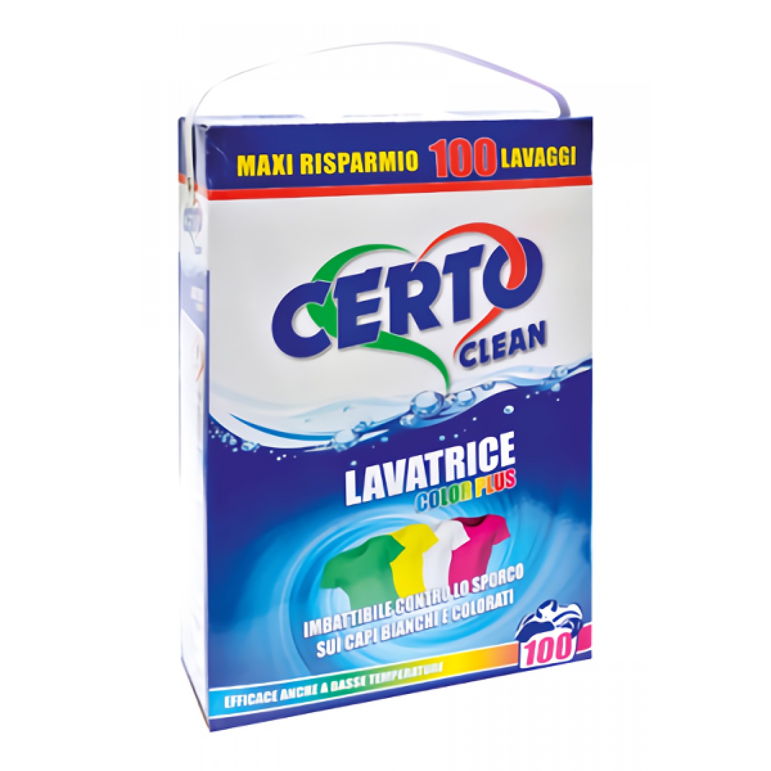 CERTO απορρυπαντικό πλυντηρίου σε σκόνη Classic, 100 μεζούρες, 6.3kg