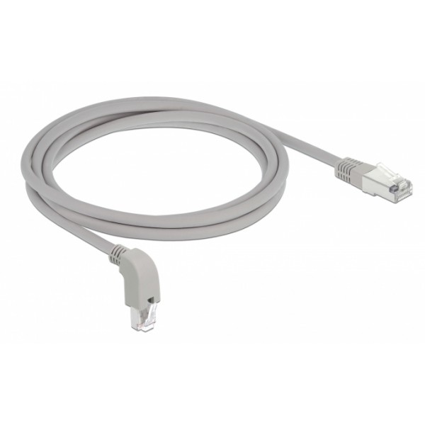 DELOCK Καλώδιο SF/UTP Cat 5e 85857, 26AWG, copper, 2m, γκρι DELOCK Καλώδιο SF/UTP Cat 5e 85857, 26AWG, copper, 2m, γκρι