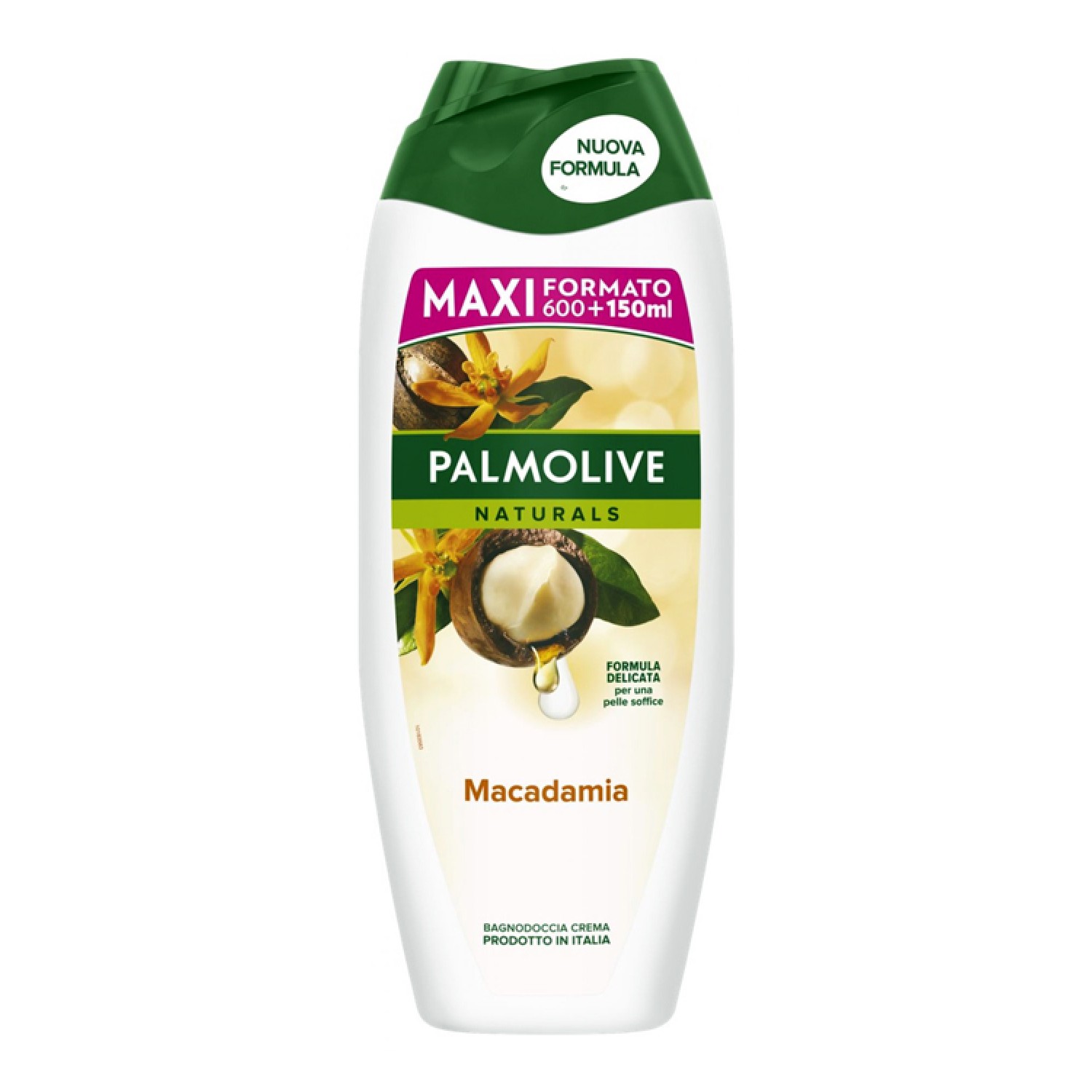 PALMOLIVE αφρόλουτρο Naturals με έλαιο macadamia, 750ml