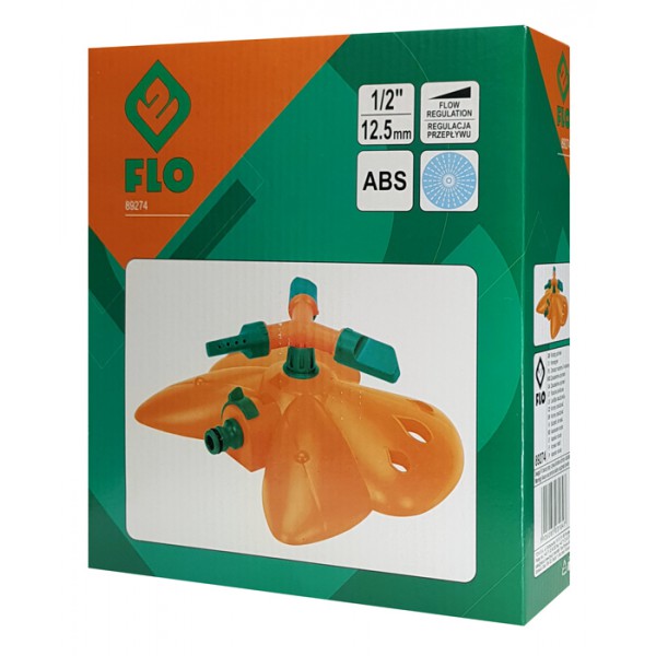 FLO ποτιστικό εδάφους με βάση 89274, 1/2", 12.5mm, ABS
