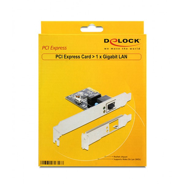 DELOCK PCI Express Card σε 1x Gigabit LAN 10/100/1000 DELOCK PCI Express Card σε 1x Gigabit LAN 10/100/1000