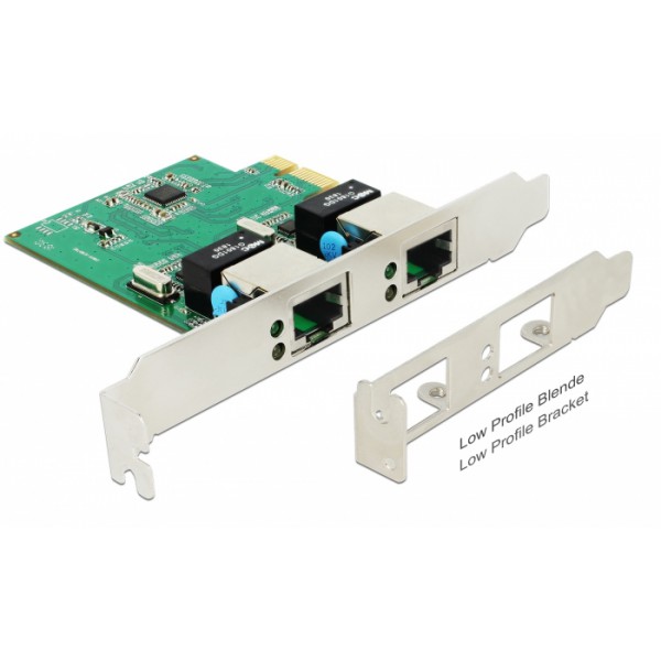 DELOCK PCI Express Card σε 2x Gigabit LAN 89999, έως 1000 Mbps DELOCK PCI Express Card σε 2x Gigabit LAN 89999, έως 1000 Mbps