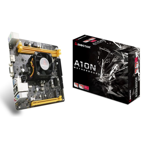 BIOSTAR Μητρική A10N-9830E και CPU FX-9830P, 2x DDR4, USB 3.2, Ver. 6.0 BIOSTAR Μητρική A10N-9830E και CPU FX-9830P, 2x DDR4, USB 3.2, Ver. 6.0