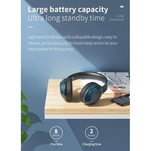 CELEBRAT headphones A24, wireless & wired, BT 5.0, 40mm, μαύρα CELEBRAT headphones A24, wireless & wired, BT 5.0, 40mm, μαύρα