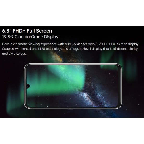 UMIDIGI Smartphone A9 Pro, 6.3" FHD+, 6/128GB, 48MP SONY, μαύρο