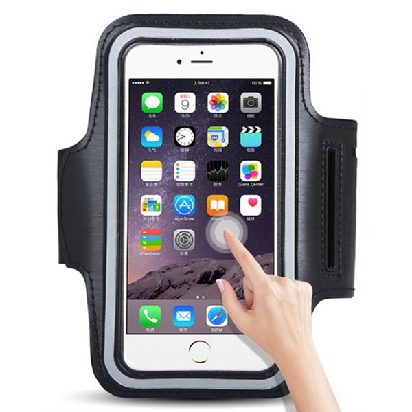Θήκη smartphone armband ACC-185, έως 6", μαύρη Θήκη smartphone armband ACC-185, έως 6", μαύρη